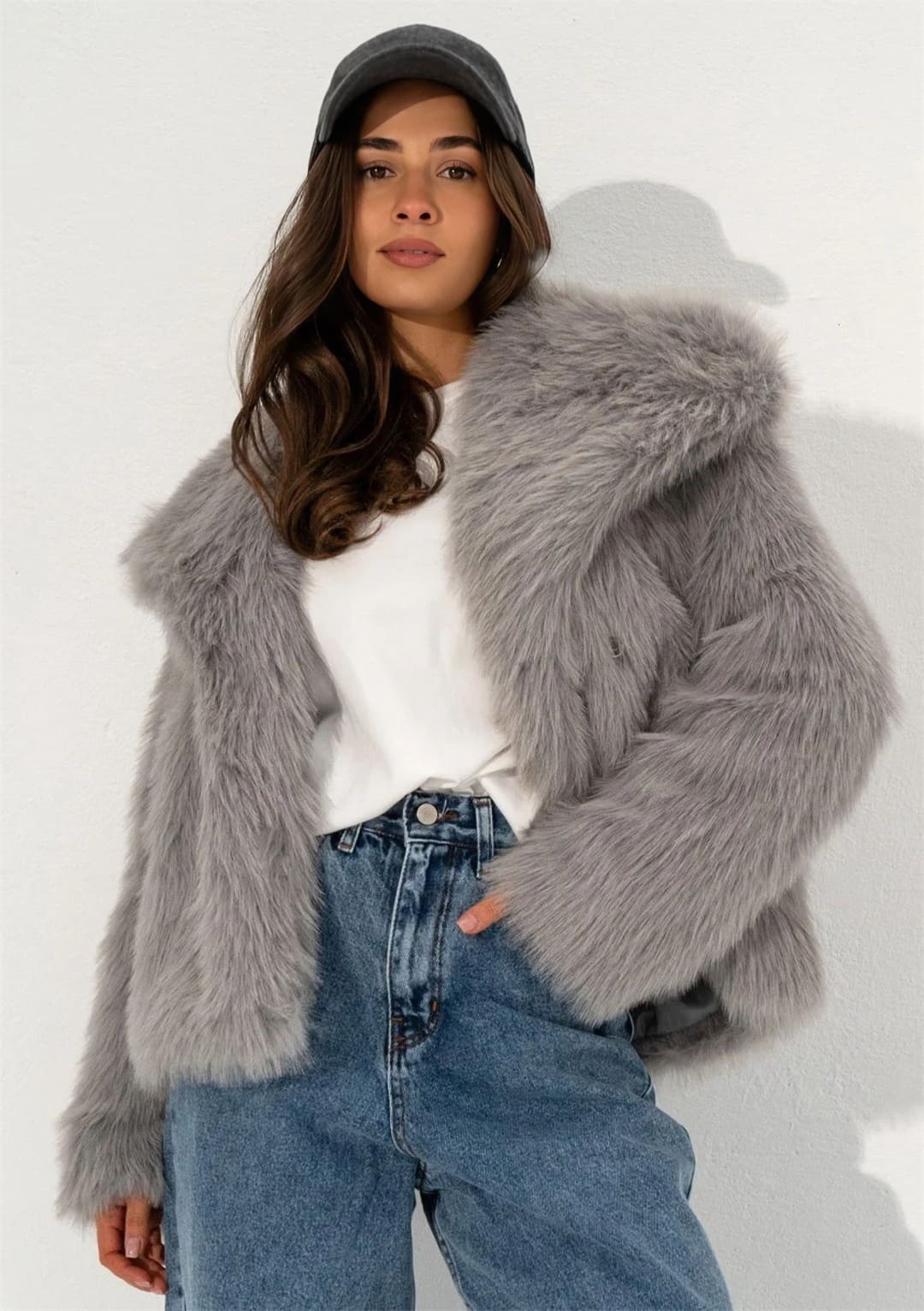 Coat faux fur - Lilyna