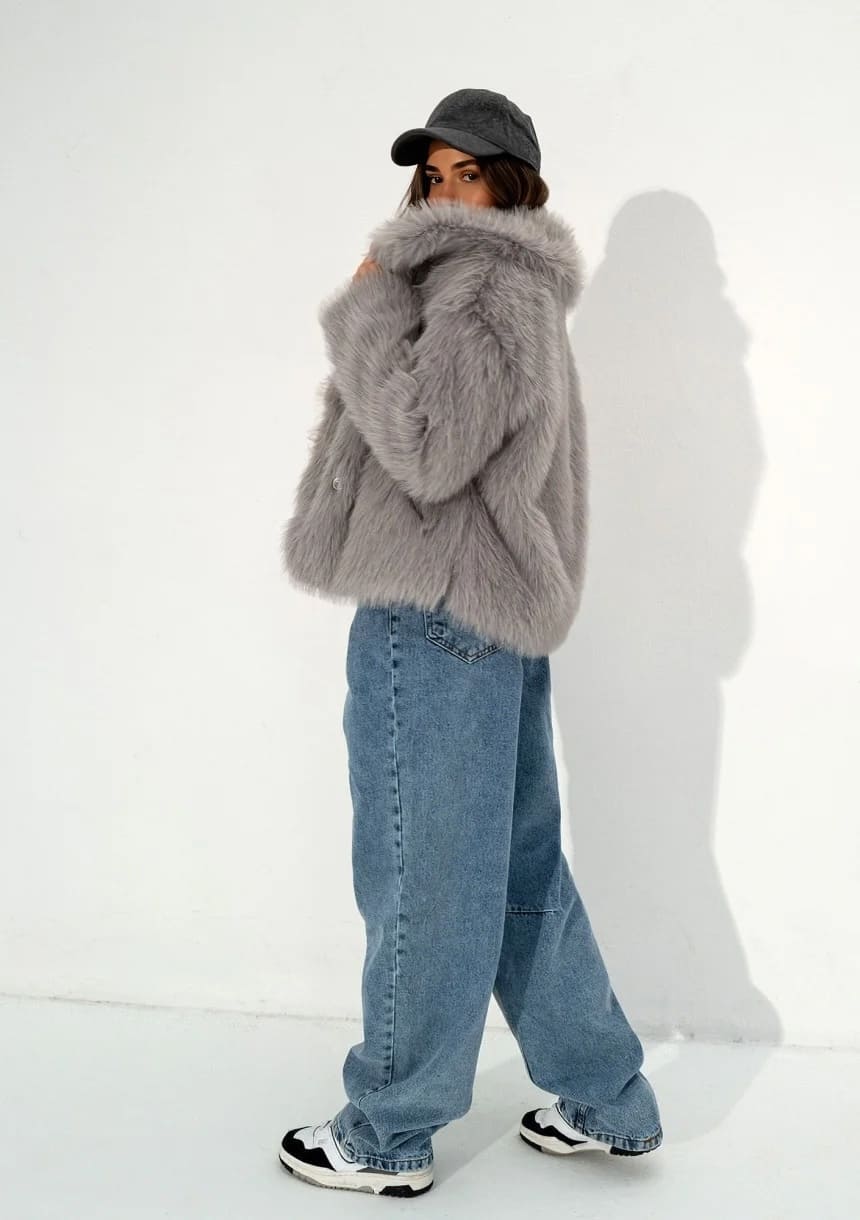 Coat faux fur - Lilyna