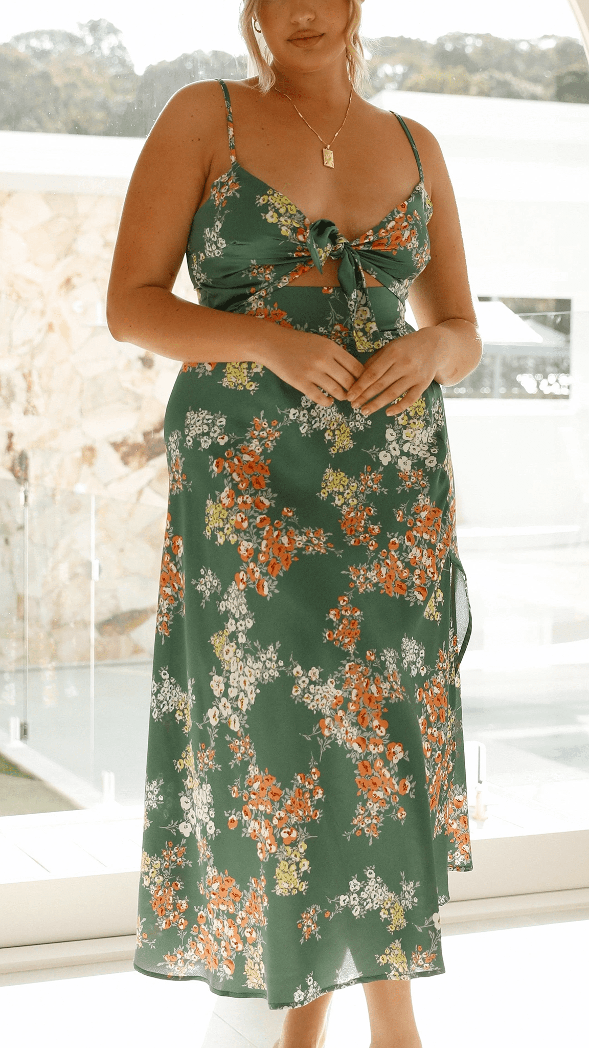 Elegant Floral Dress