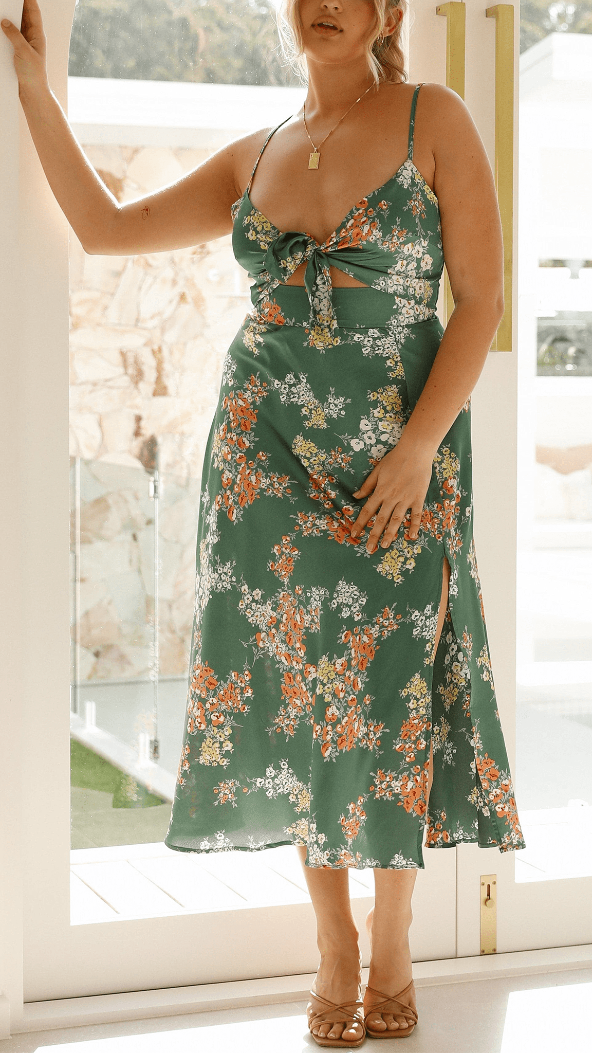 Elegant Floral Dress