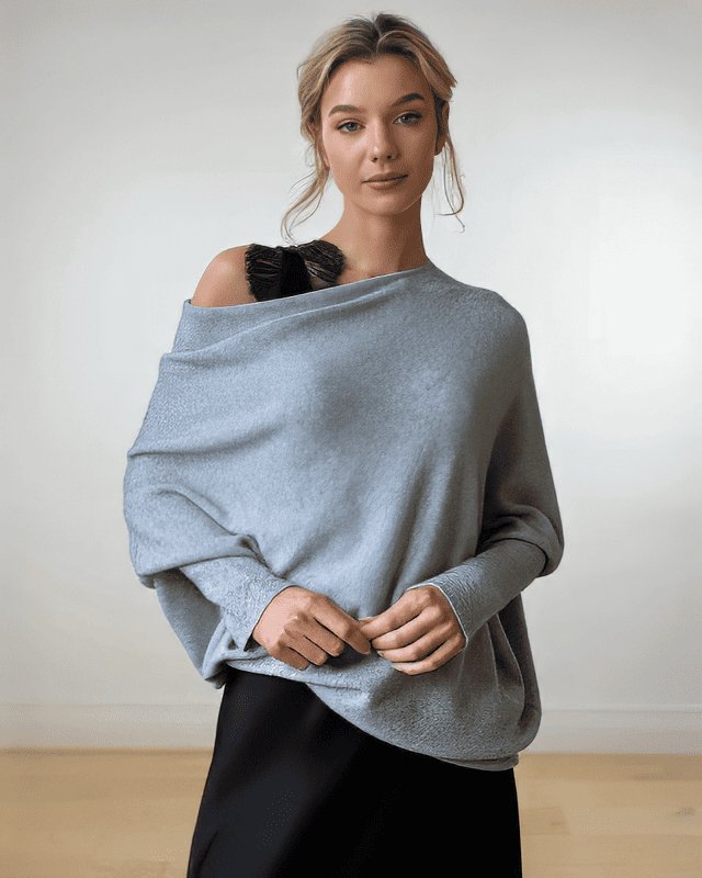 Asymmetrical Pullover One Size - outfithaven