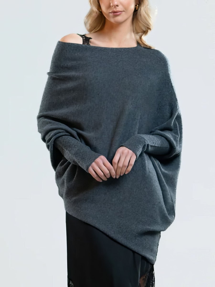 Asymmetrical Pullover One Size - outfithaven