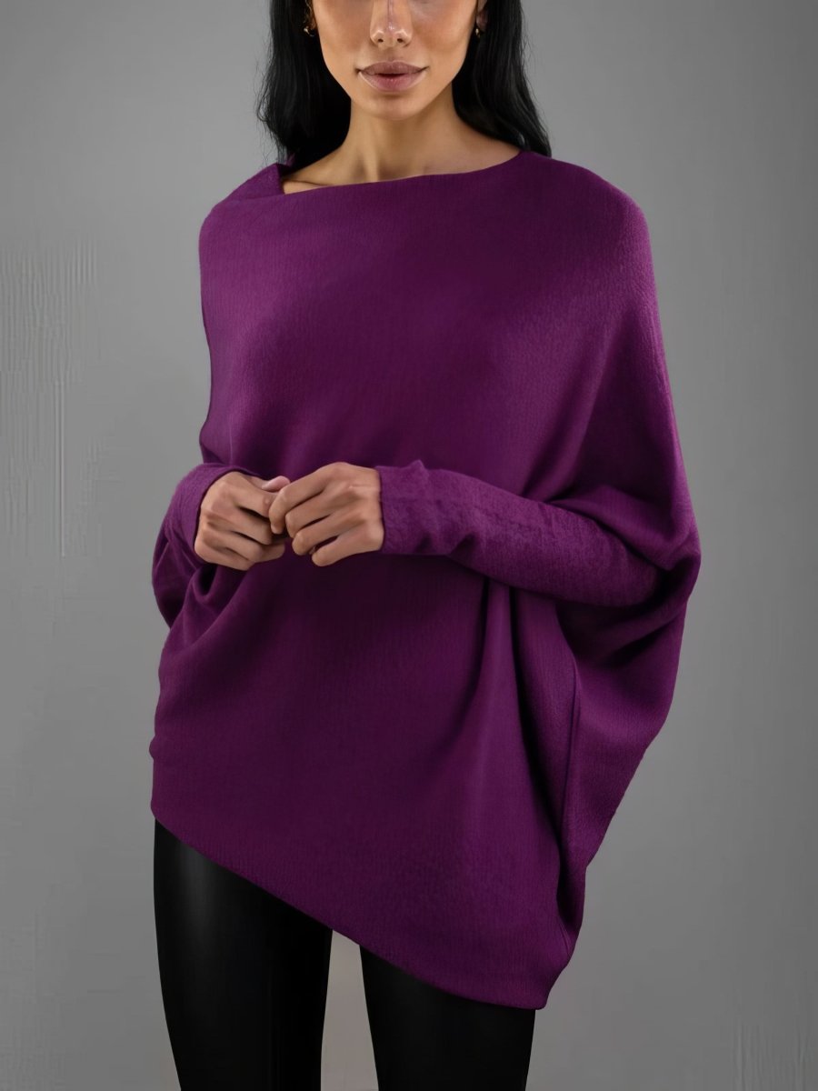 Asymmetrical Pullover One Size - outfithaven