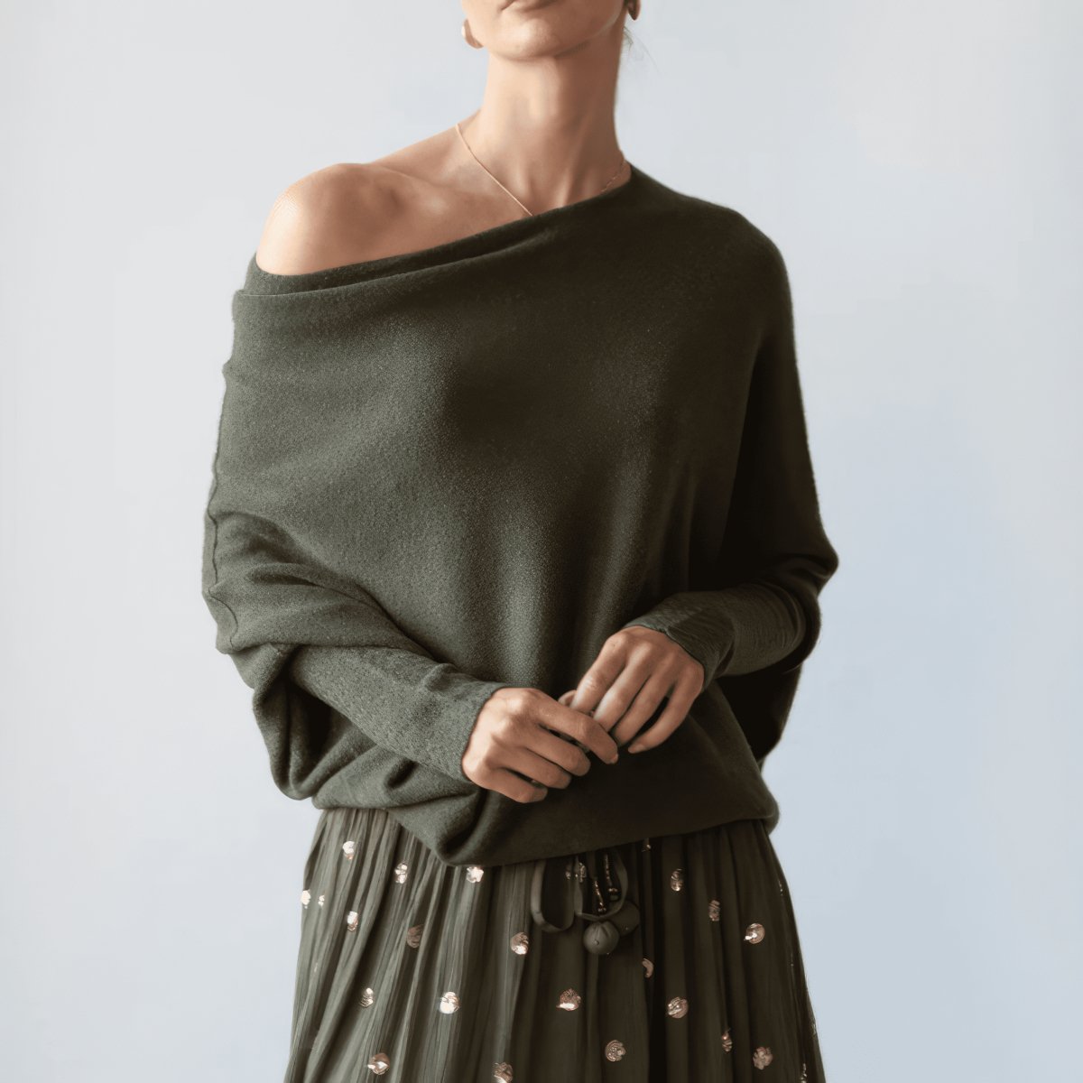 Asymmetrical Pullover One Size - outfithaven