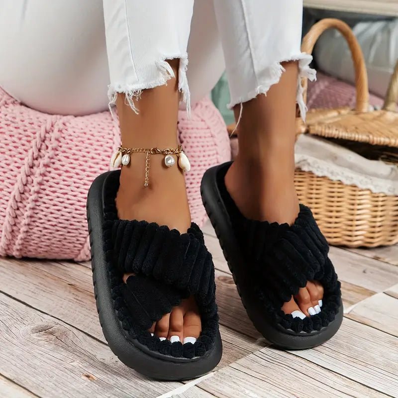 Ultra-comfortable cosy slippers - outfithaven