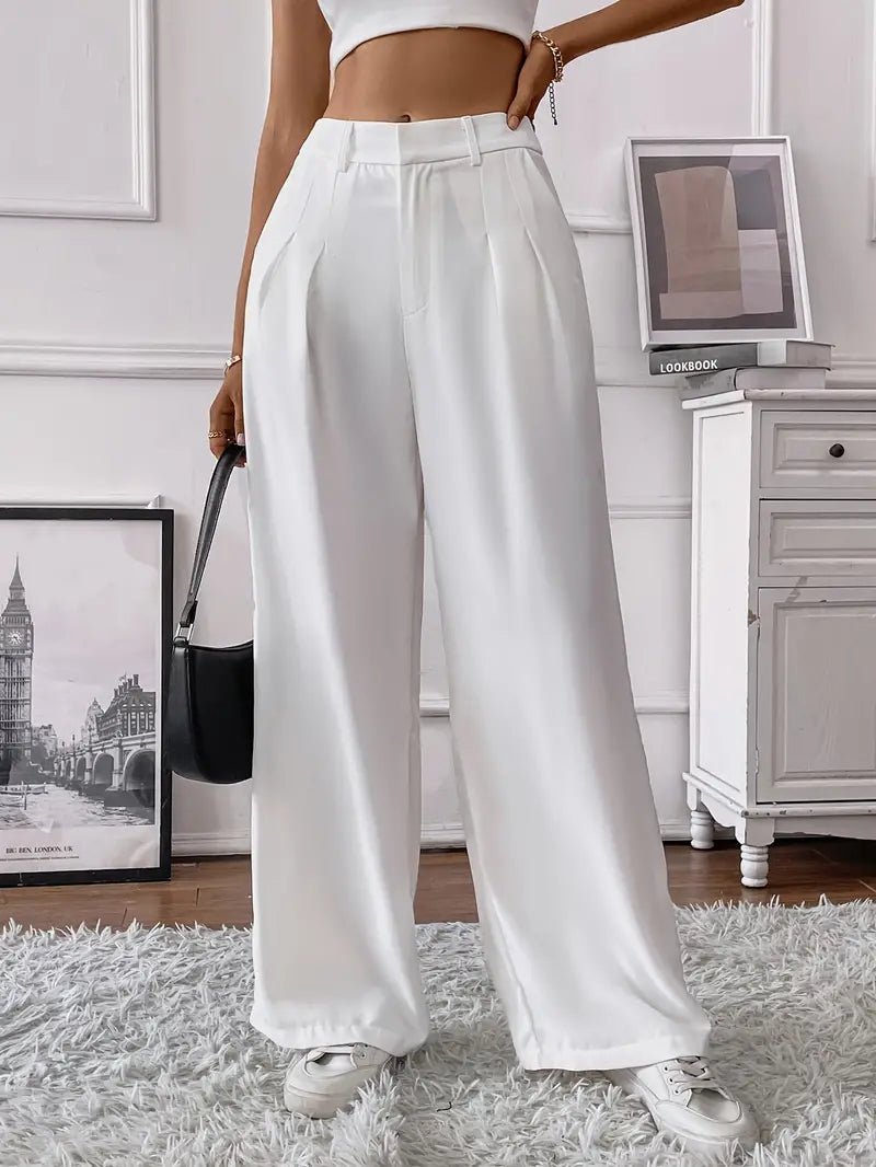 Wide leg tailored pants - outfithaven