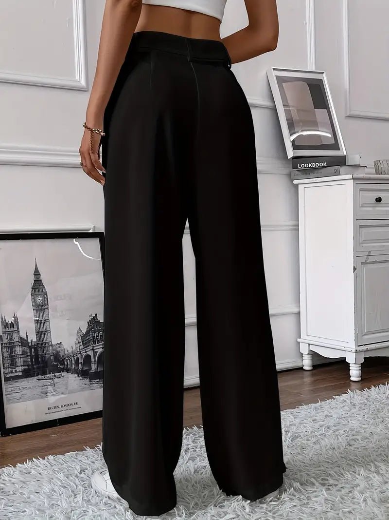 Wide leg tailored pants - outfithaven