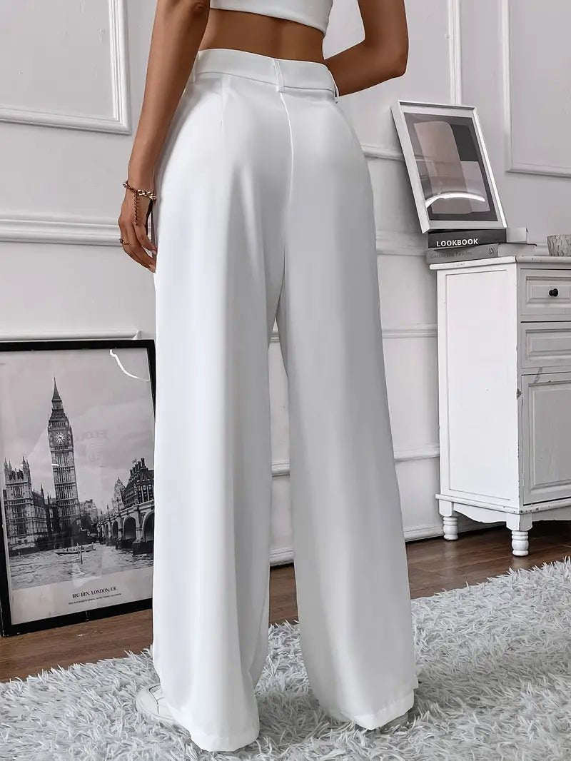 Wide leg tailored pants - outfithaven