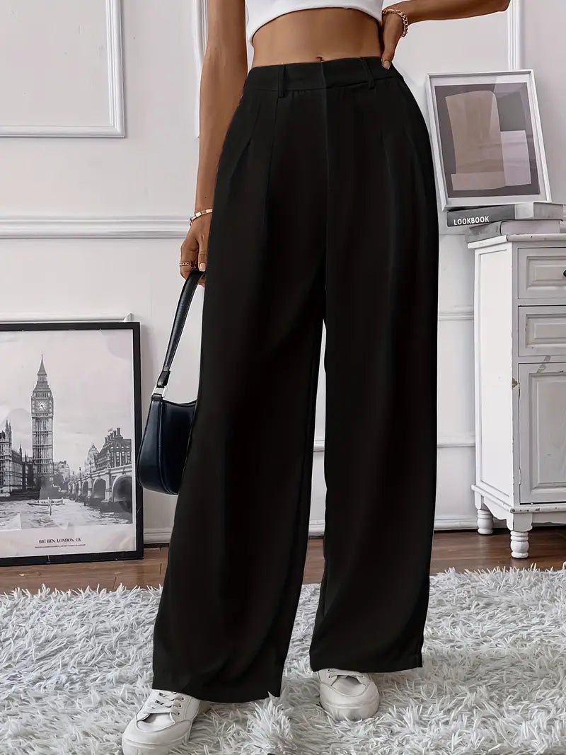 Wide leg tailored pants - outfithaven